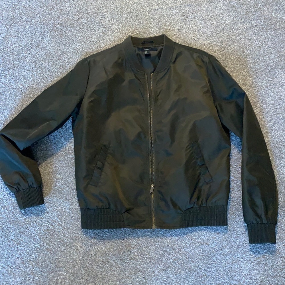 Olive green jacket Forever21